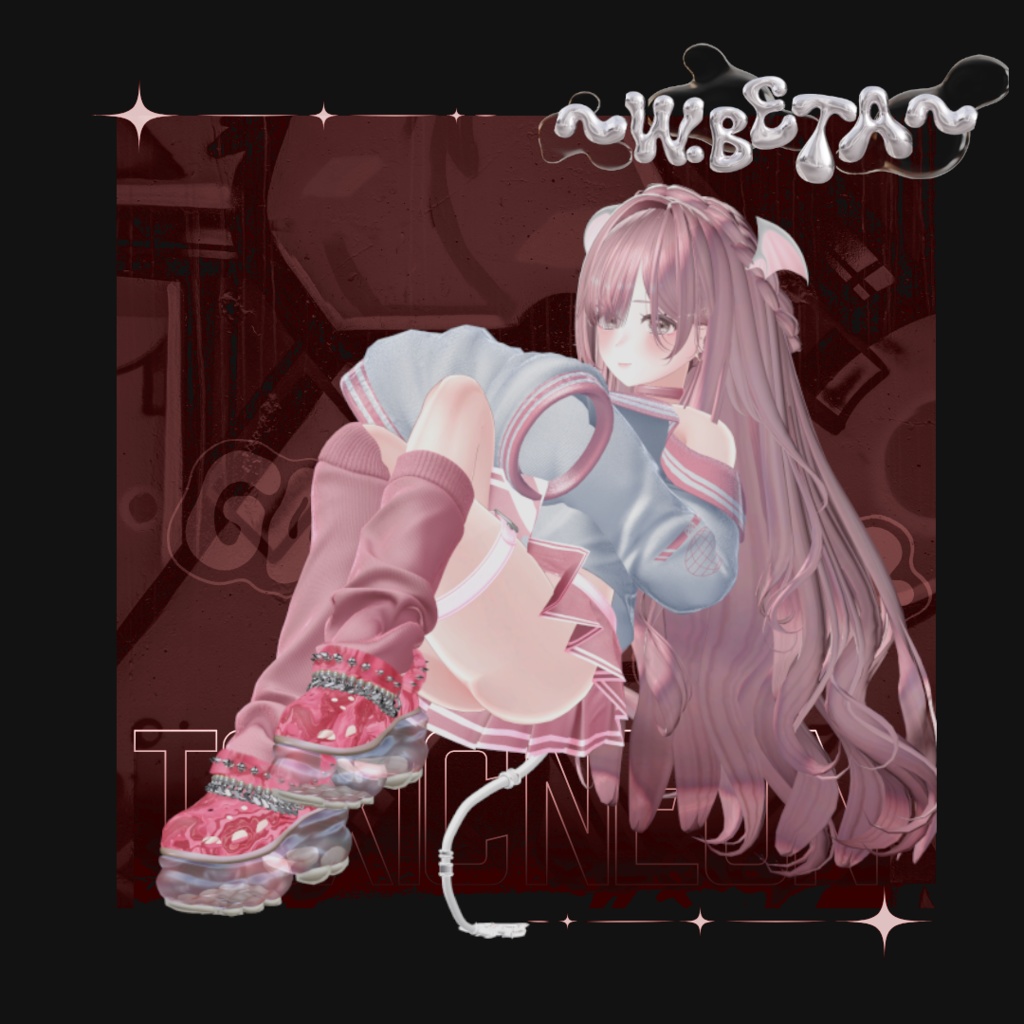 【15アバター対応】Toxic Neon Clogs