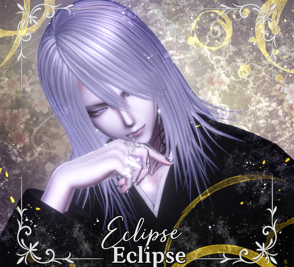 【販売記念300円OFF VRC ヘアモデル】9アバター対応 -Eclipse-