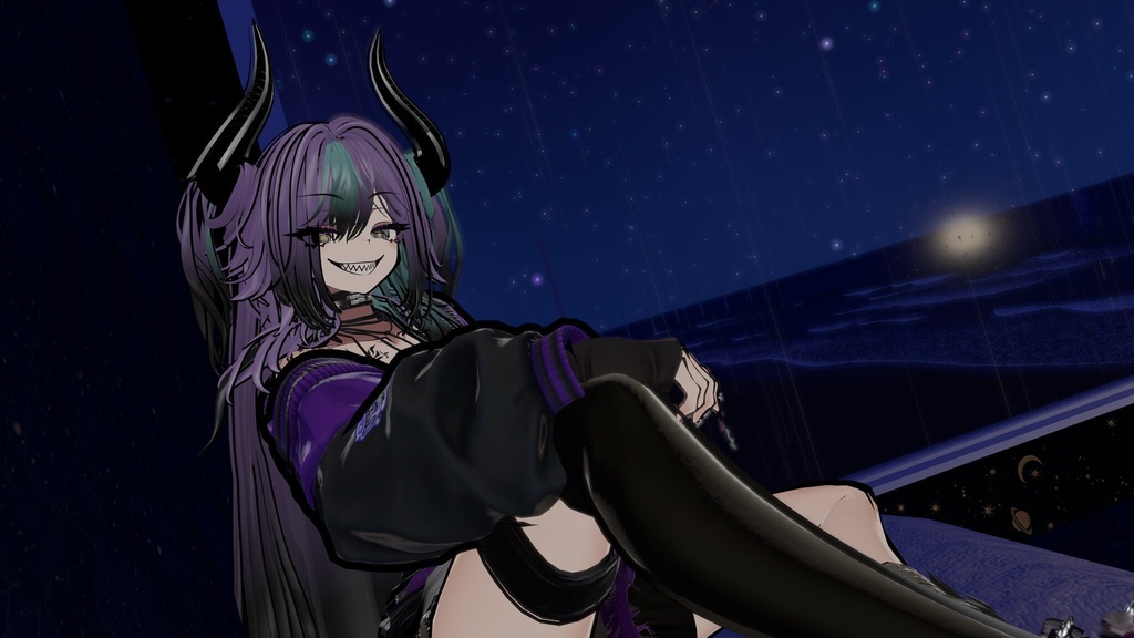 200円引き 髪型+角 シェイプキー63種類 10アバター対応 Lilith Empress