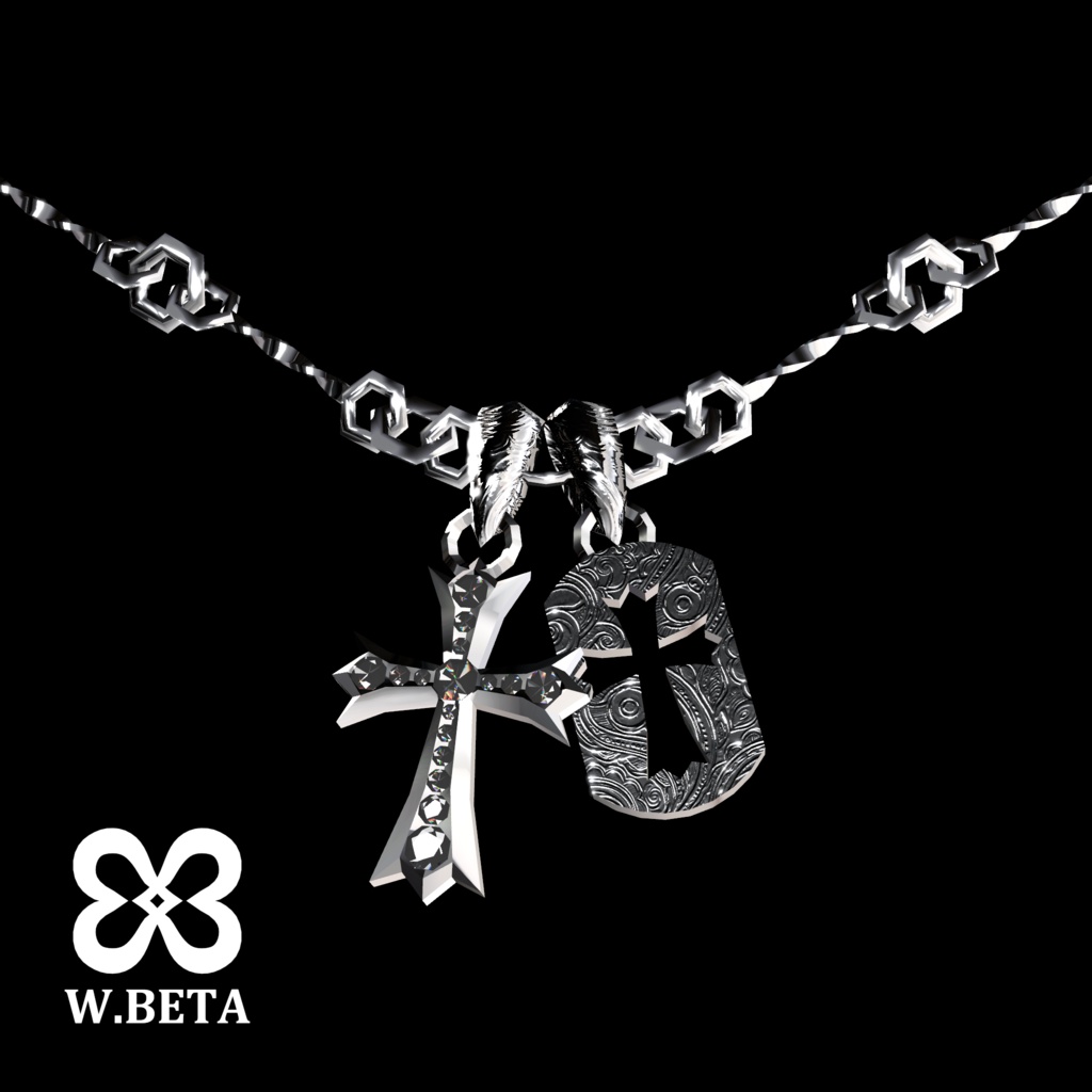 【VRC想定】Cross necklace