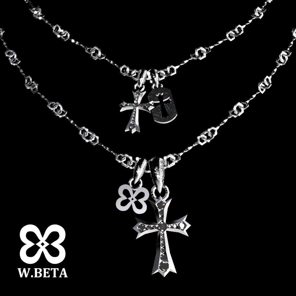 【VRC想定】Cross necklace