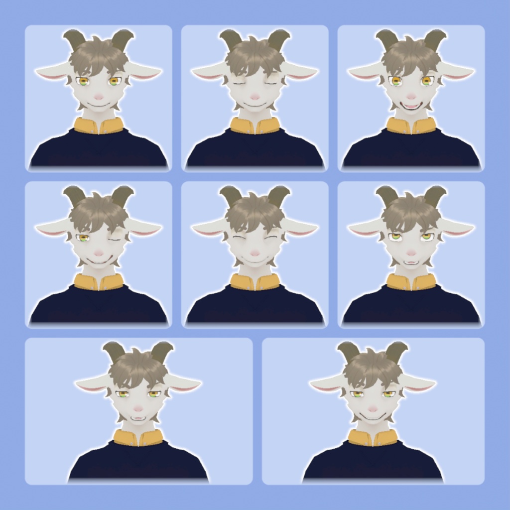 ヤギモ Yagimo【オリジナル3Dモデル】