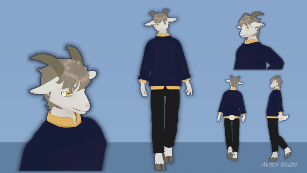 ヤギモ Yagimo【オリジナル3Dモデル】