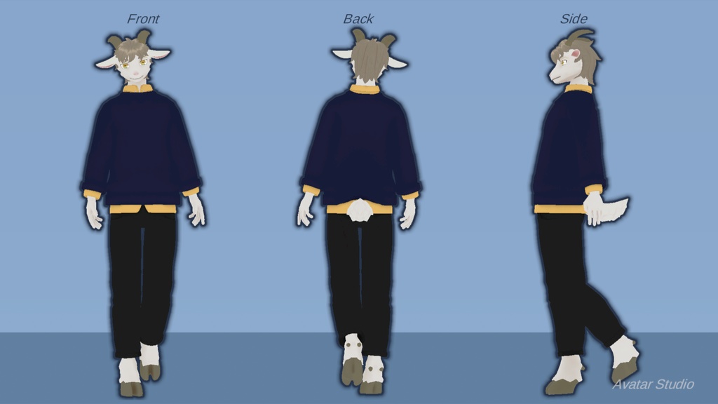 ヤギモ Yagimo【オリジナル3Dモデル】