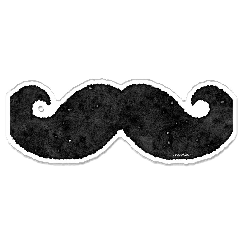 おひげキーホルダー