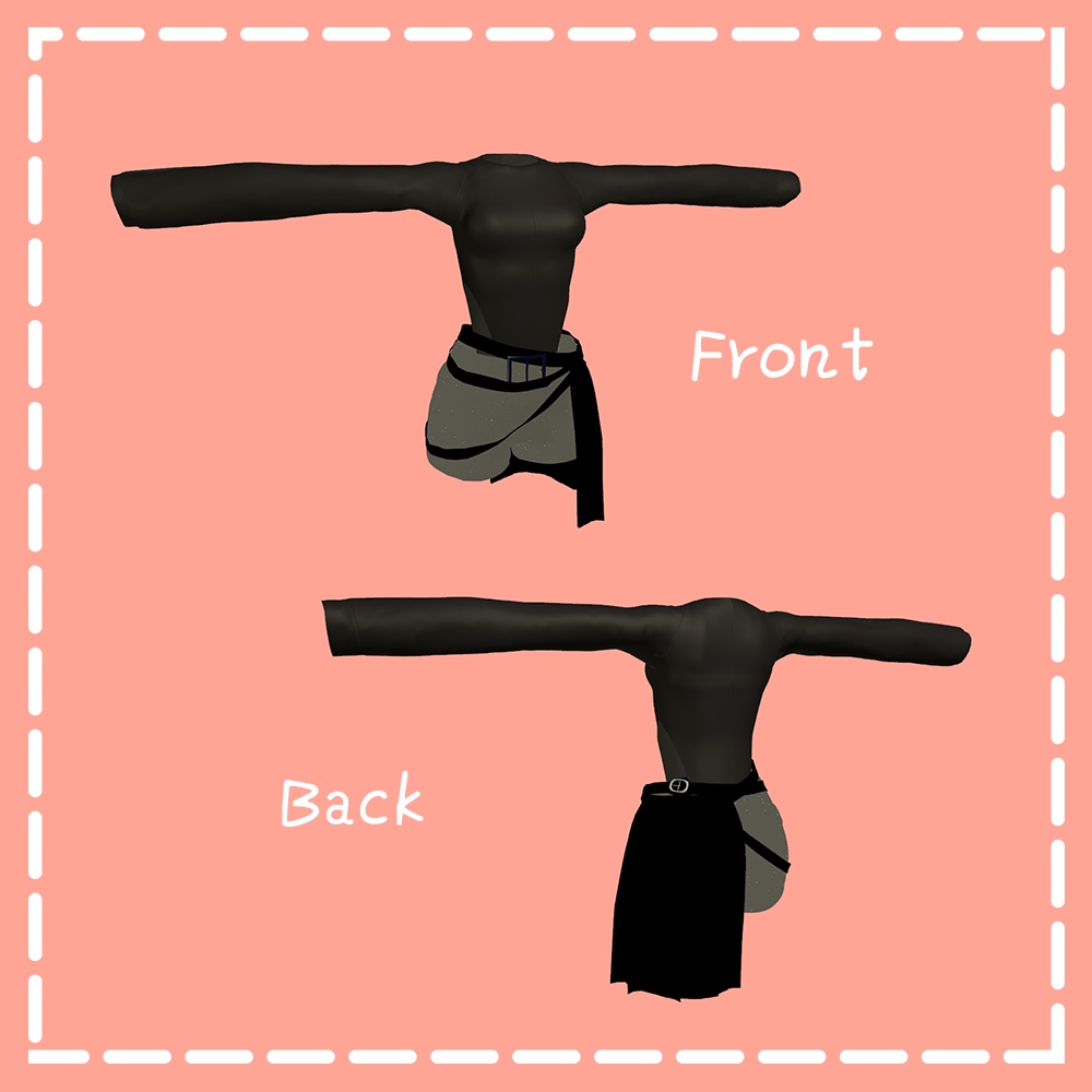 <オリジナル3Dコスチューム>幽狐の水着ビーチウェア