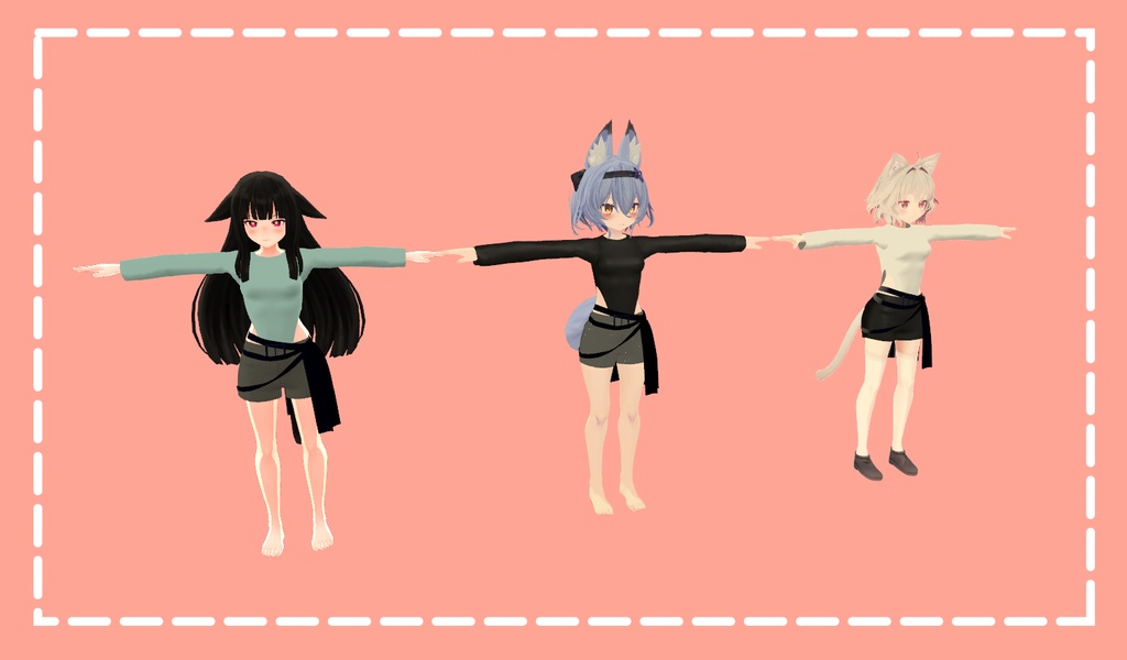 <オリジナル3Dコスチューム>幽狐の水着ビーチウェア