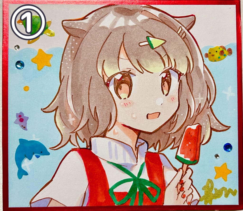 一次創作色紙