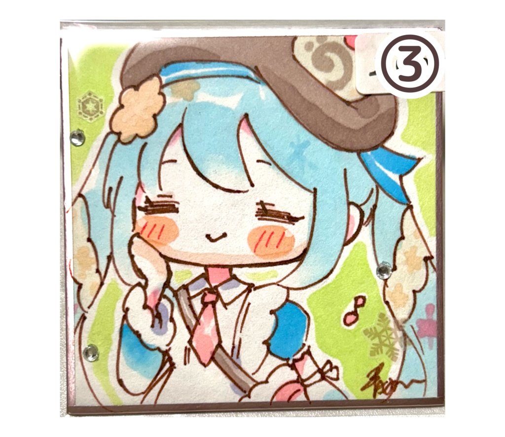 ボーマス61 頒布色紙