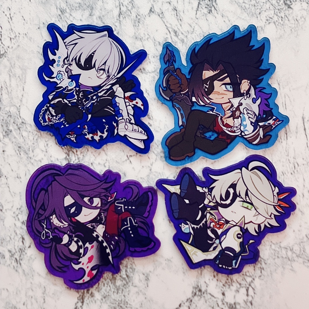 アクリルステッカー　フライナイツ