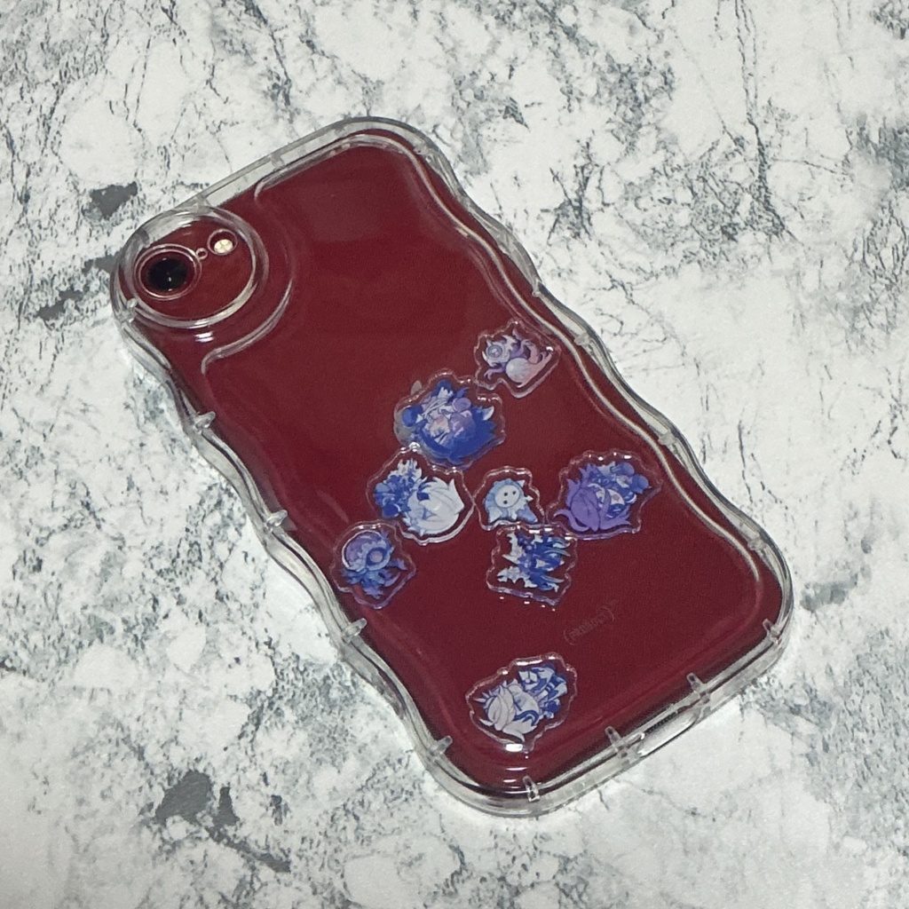 シェイカーキーホルダー用 アクリルフレークパーツ