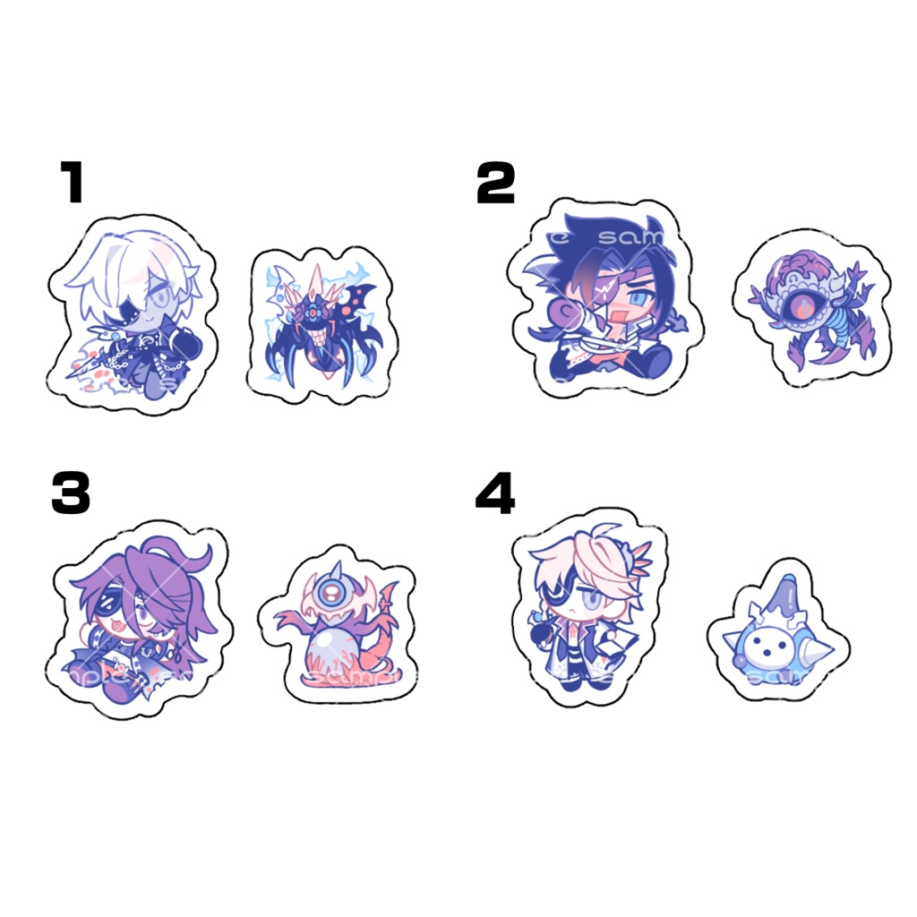 シェイカーキーホルダー用　アクリルフレークパーツ