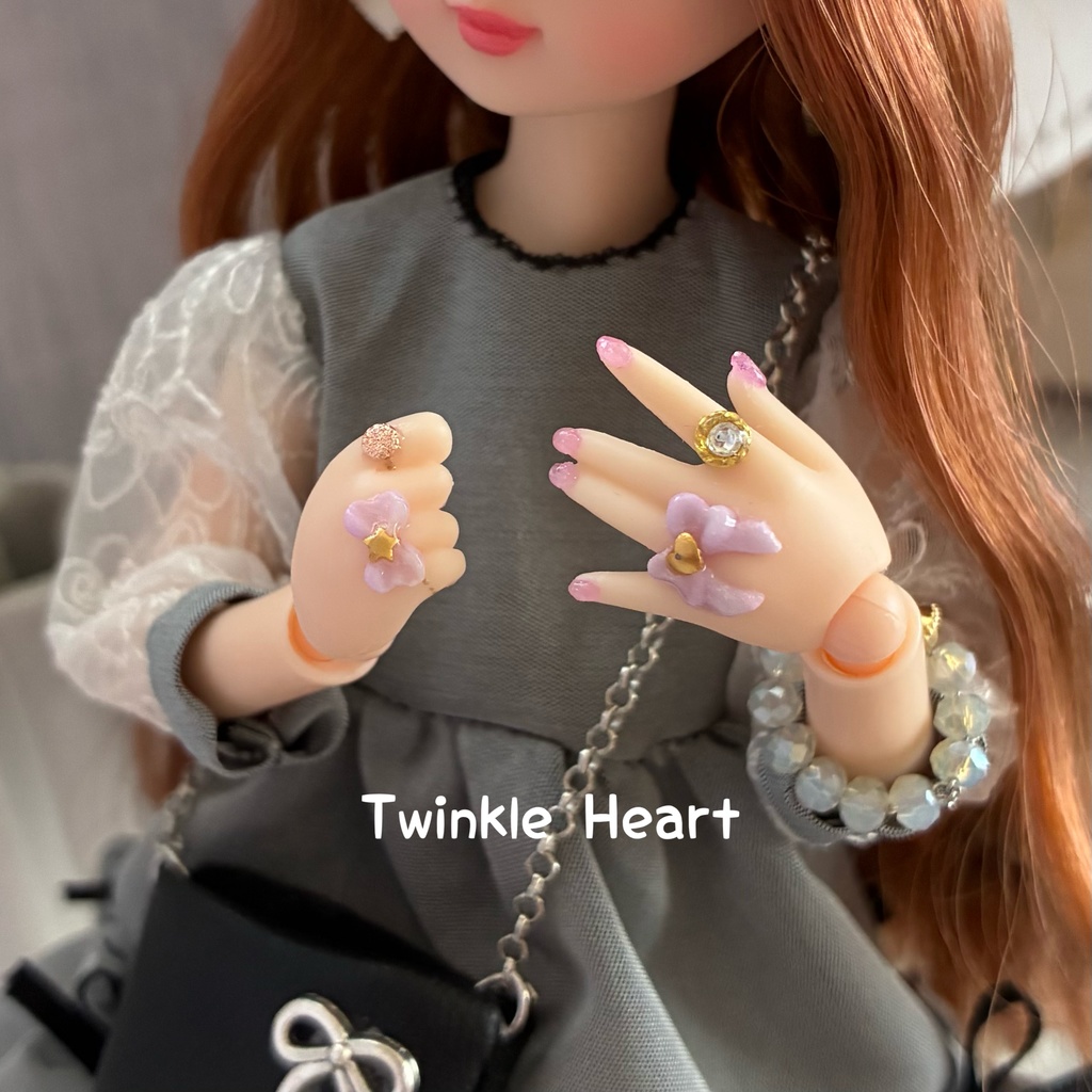 ピュアニーモ2用ネイルハンドホワイト　らべんだーD