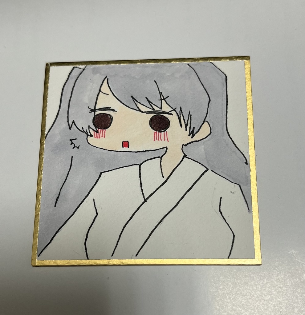 巫女modeカブール色紙