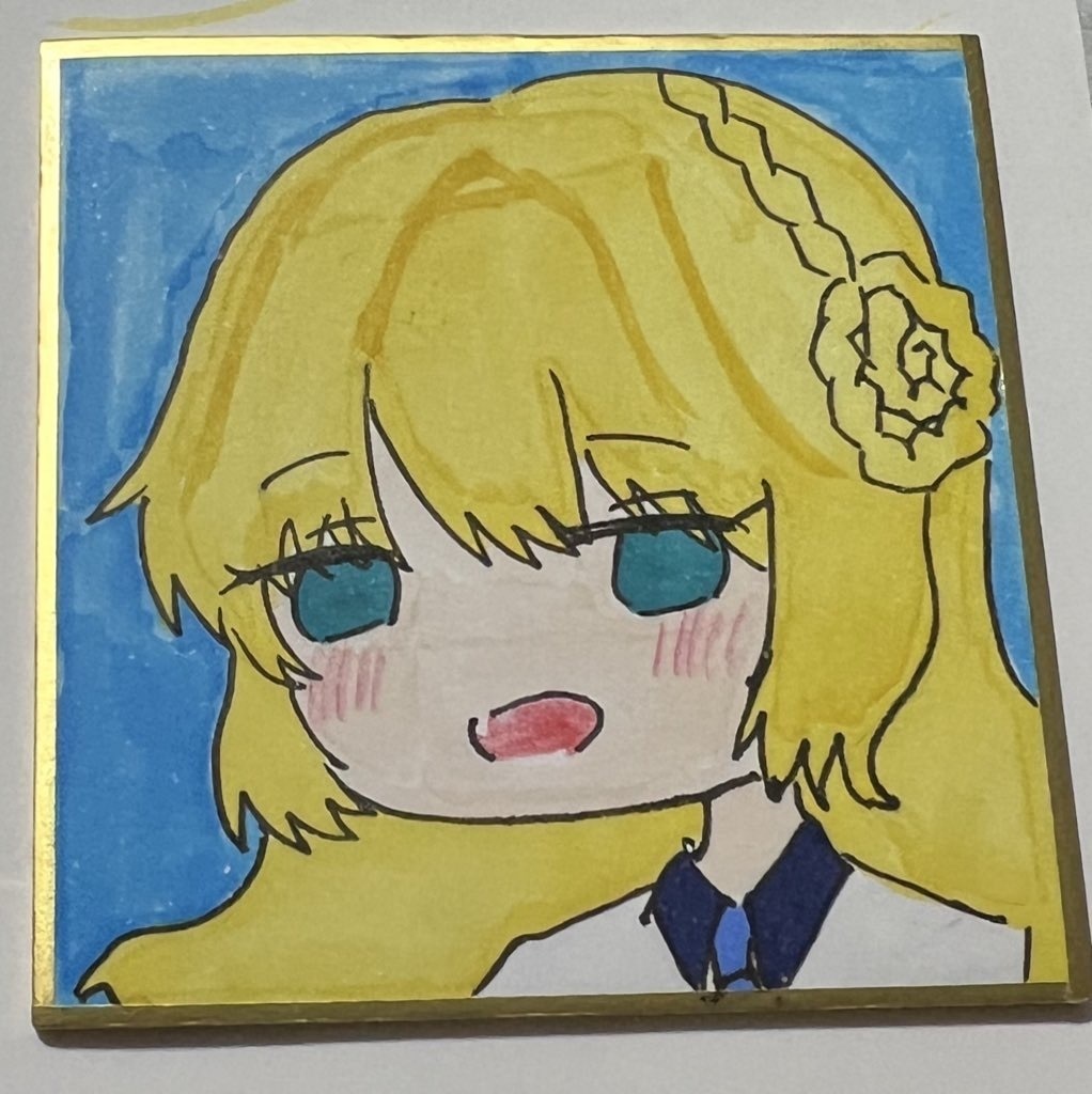 レンジャーさん色紙