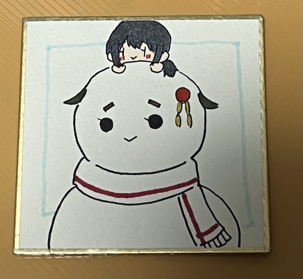 【フリートドック改】吹雪＆雪だるま時雨色紙