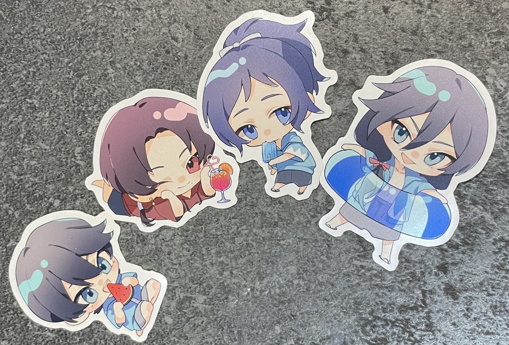 刀剣乱舞　ステッカーセット　【8/17閃華の刻54】