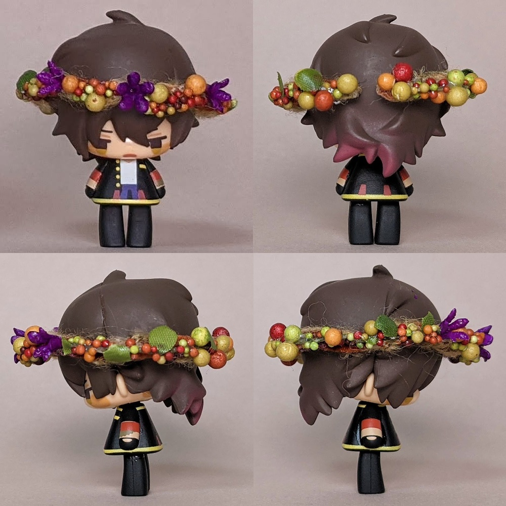 秋の実り花かんむり