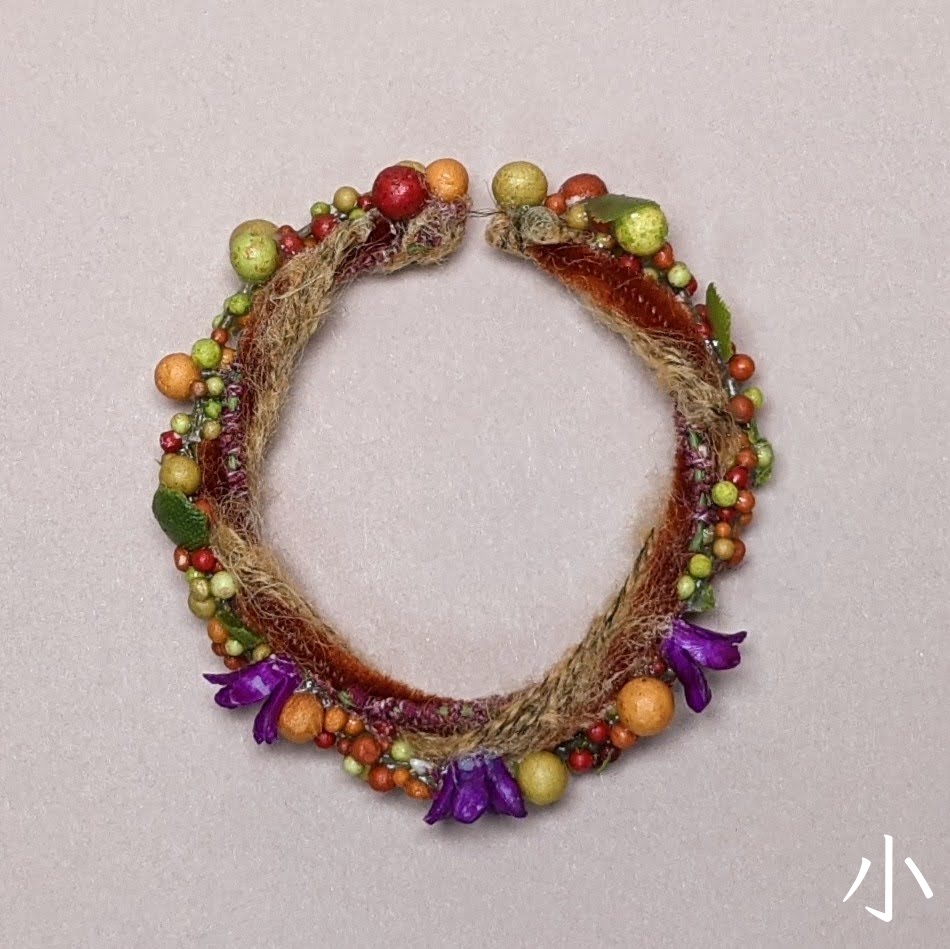 秋の実り花かんむり