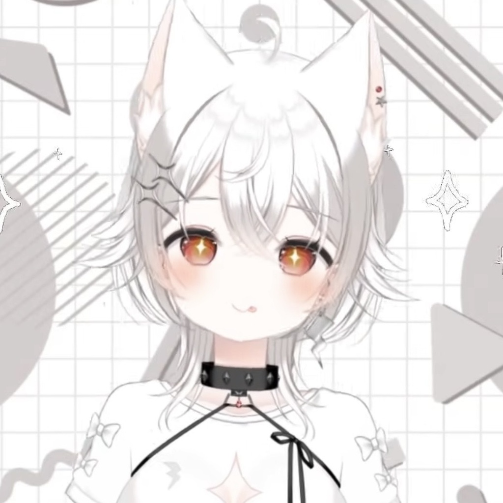 【汎用モデル】ビリビリオオカミちゃん【VTS対応】