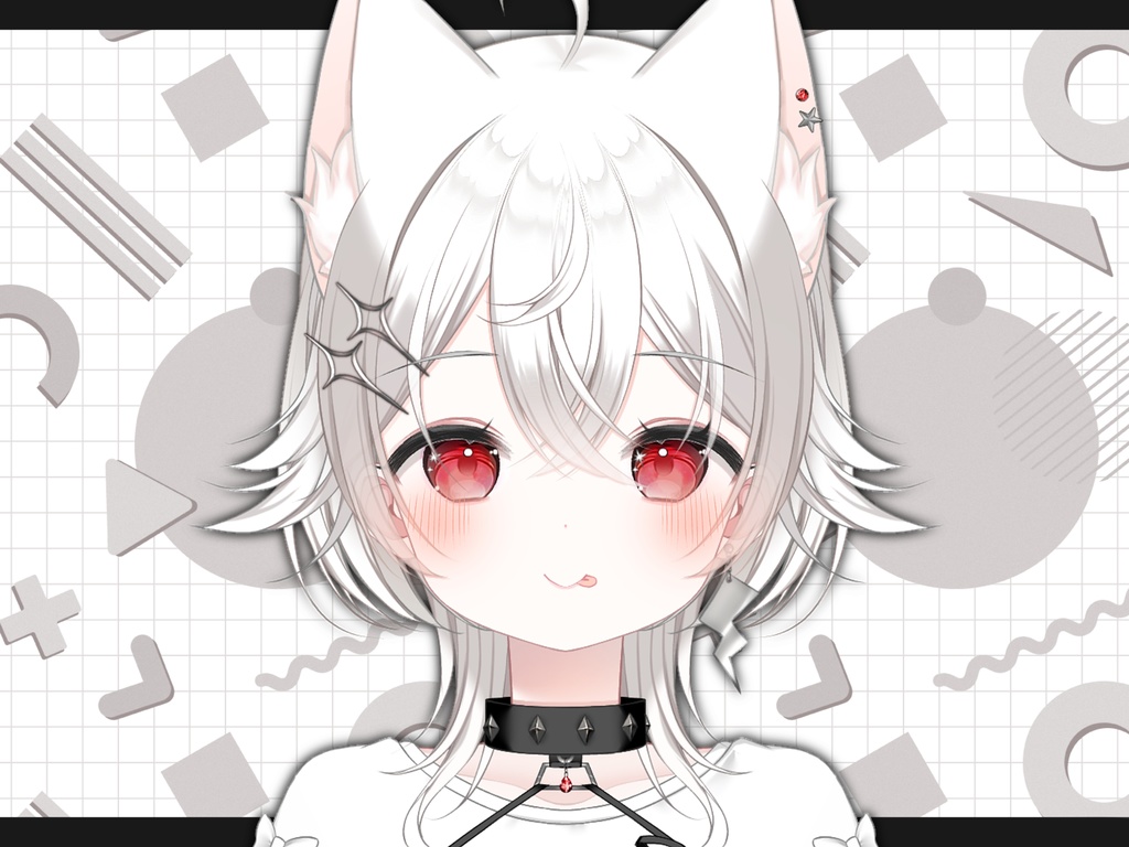 【汎用モデル】ビリビリオオカミちゃん【VTS対応】