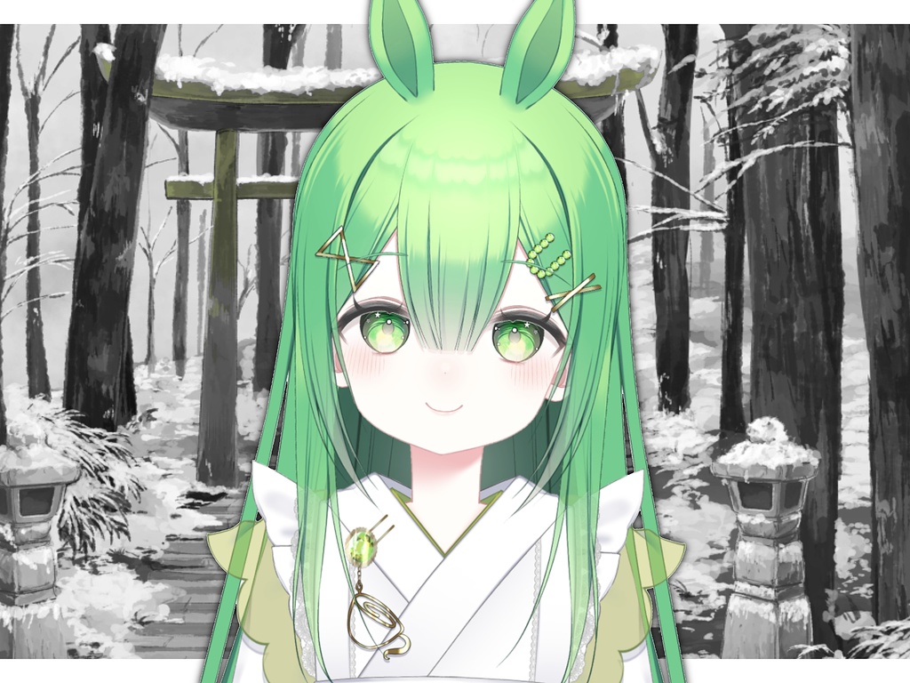 【汎用モデル】happy new year!!お馬ちゃん【VTS対応】