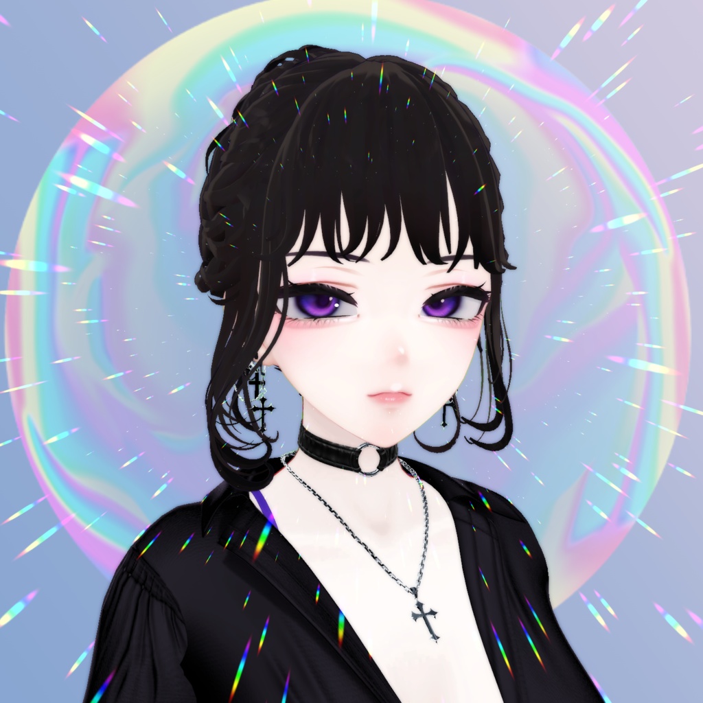 【習作】ミステリアスお団子ヘアー/森羅対応