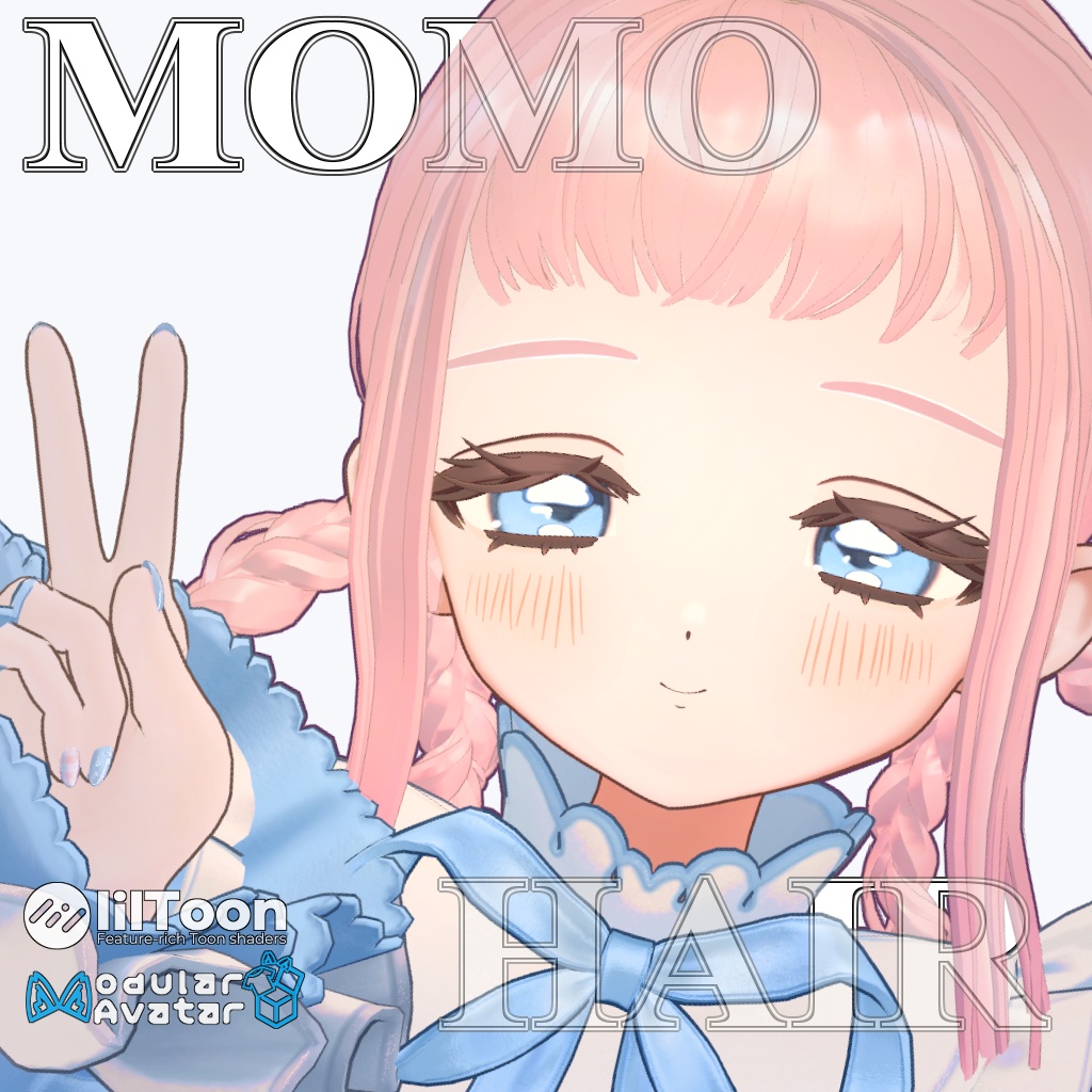 ⭐セール中⭐　MOMO HAIR /複数アバター対応