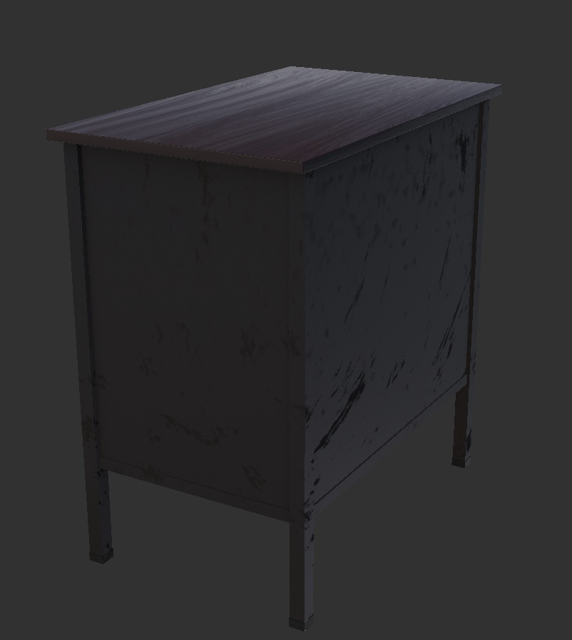 【先着半額セール中】使用感のある教室小物セット(机・椅子・教壇・教師机・床PBR)【Unity/VRChat|Built-in対応】