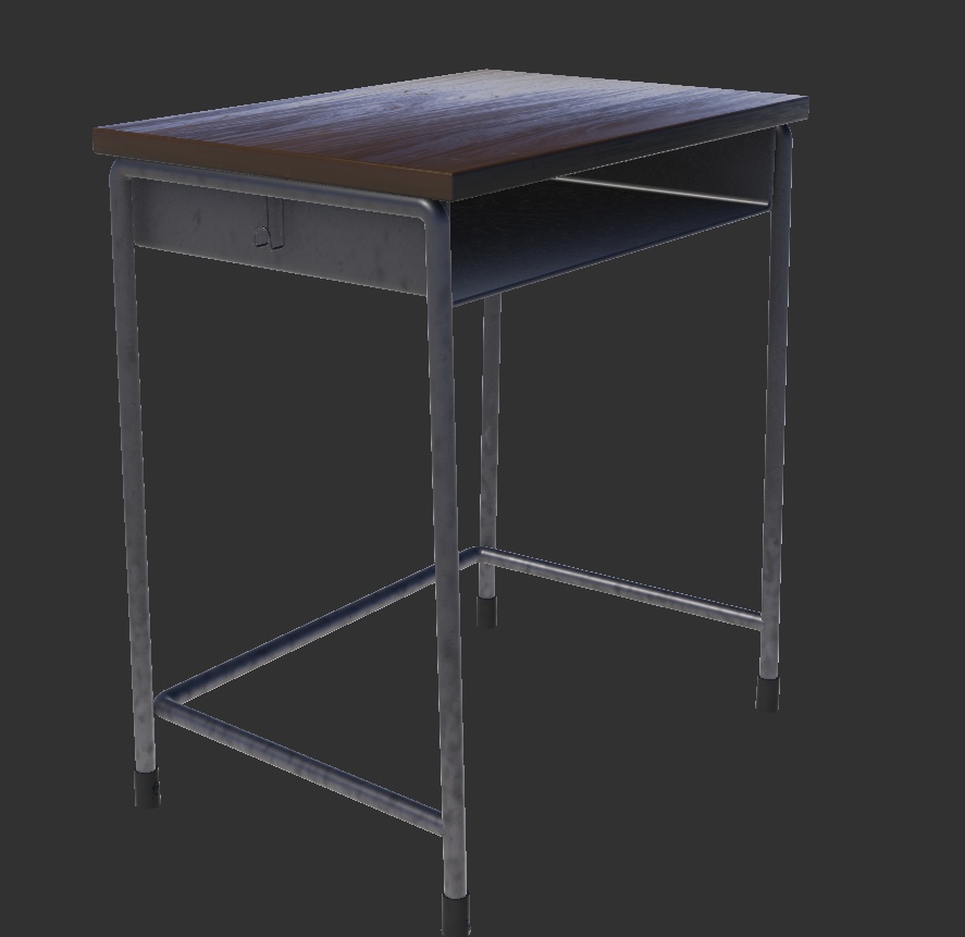 学生机・椅子セット【Unity/VRChat|Built-in対応】