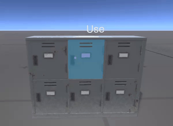 【テクスチャ更新しました】使用感のある学校用ロッカー【Unity/VRChat|Built-in対応】