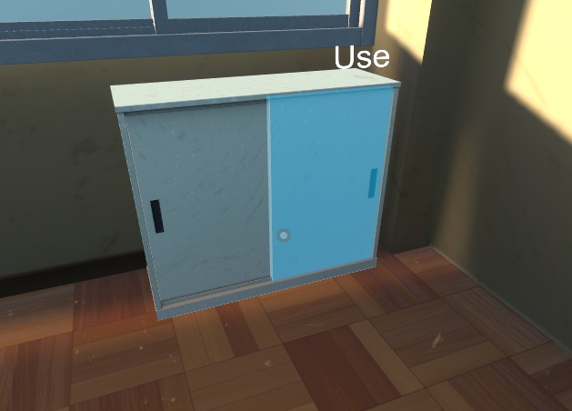 使用感のある学校用引き戸棚【Unity/VRChat|Built-in対応】