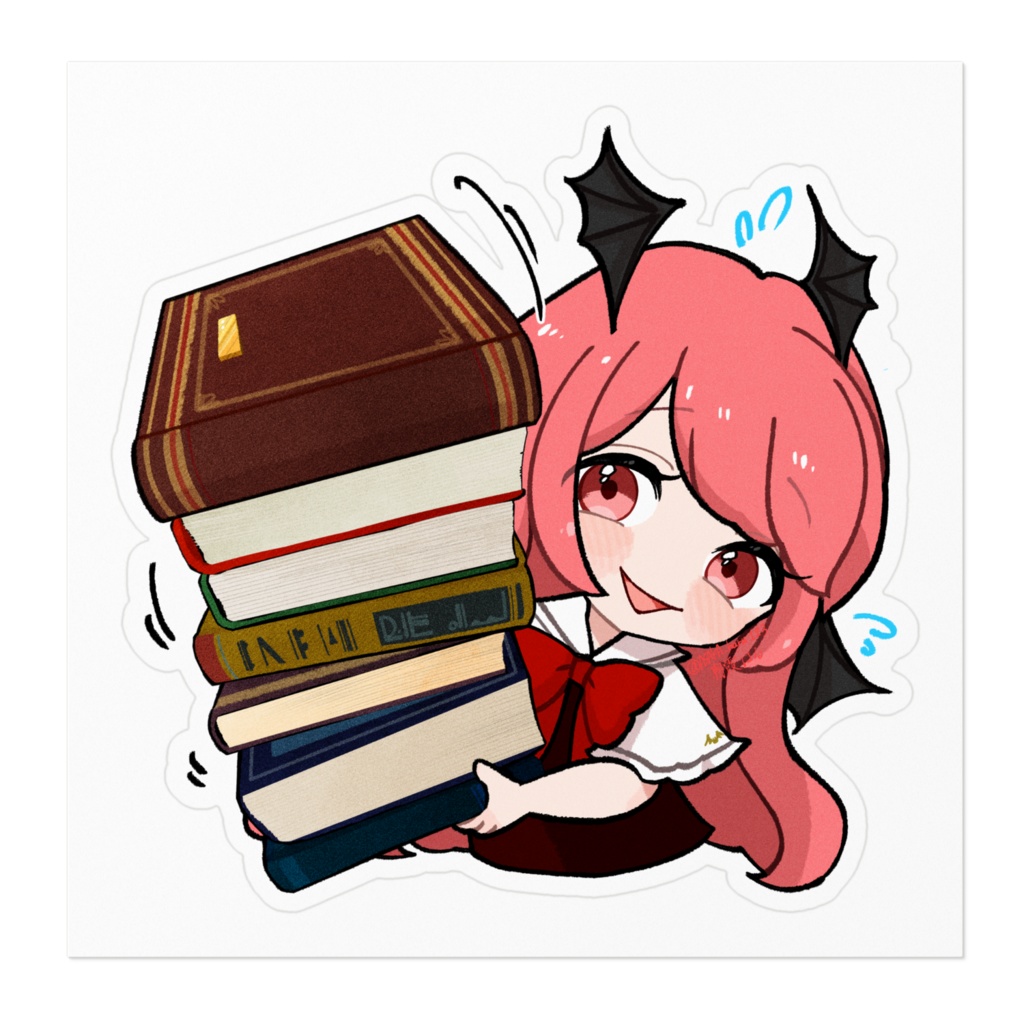 ゆる東方「大図書館を整理する小悪魔」