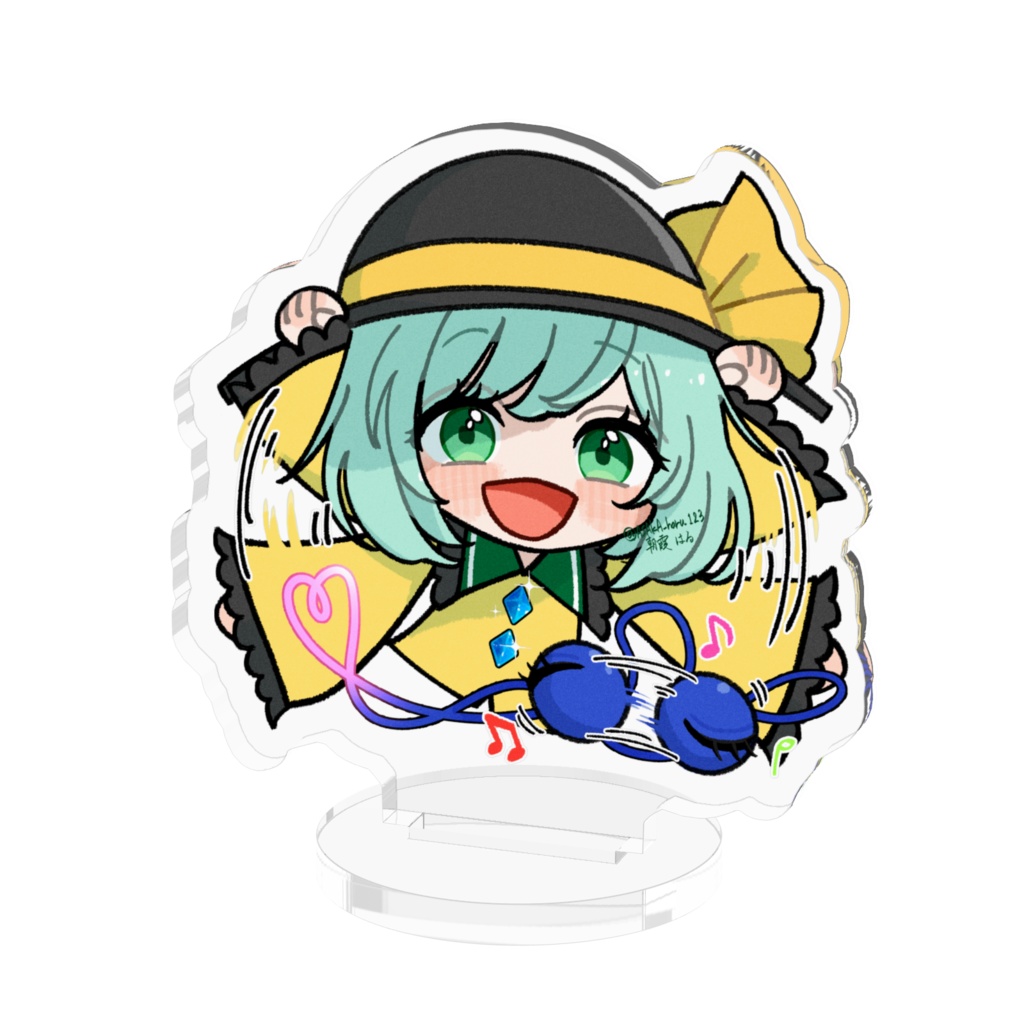 ゆる東方「いっぱい応援してくれるこいしさん」(文字なし)