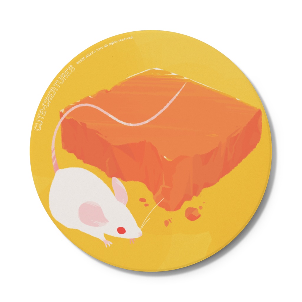 【CUTE CREATURES】ハツカネズミ18(コースター)