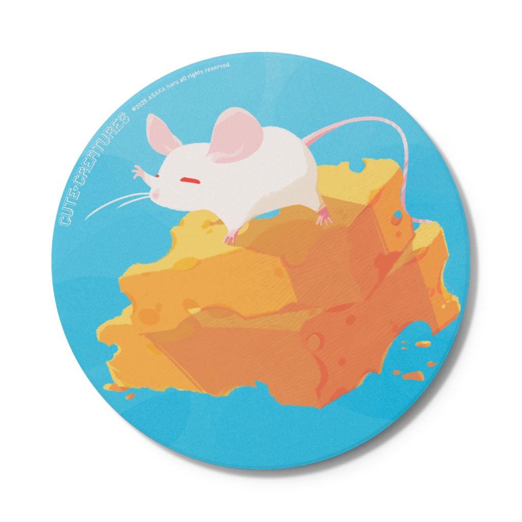【CUTE CREATURES】ハツカネズミ16(コースター)