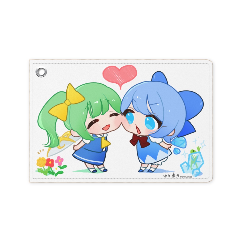 【ゆる東方】チルノ&大妖精01(パスケース)