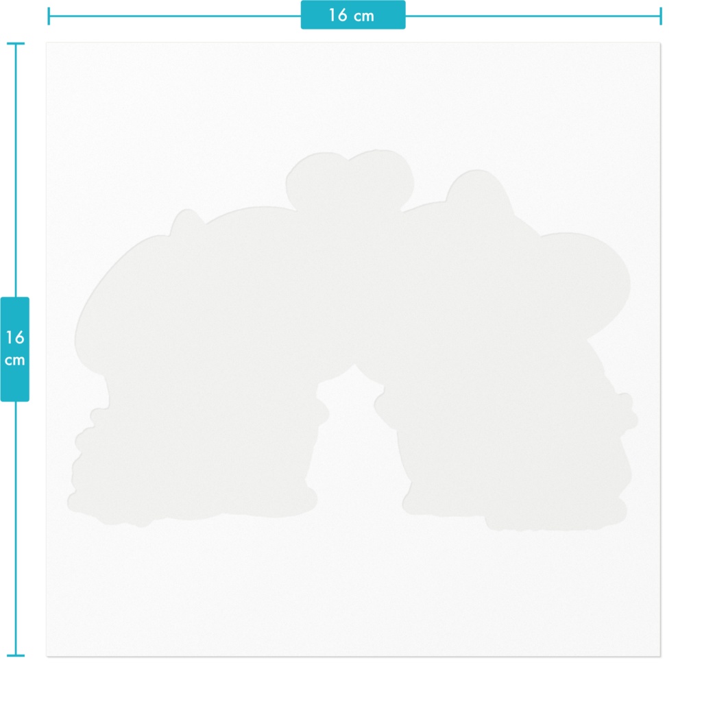 【ゆる東方】チルノ&大妖精01(ステッカー)