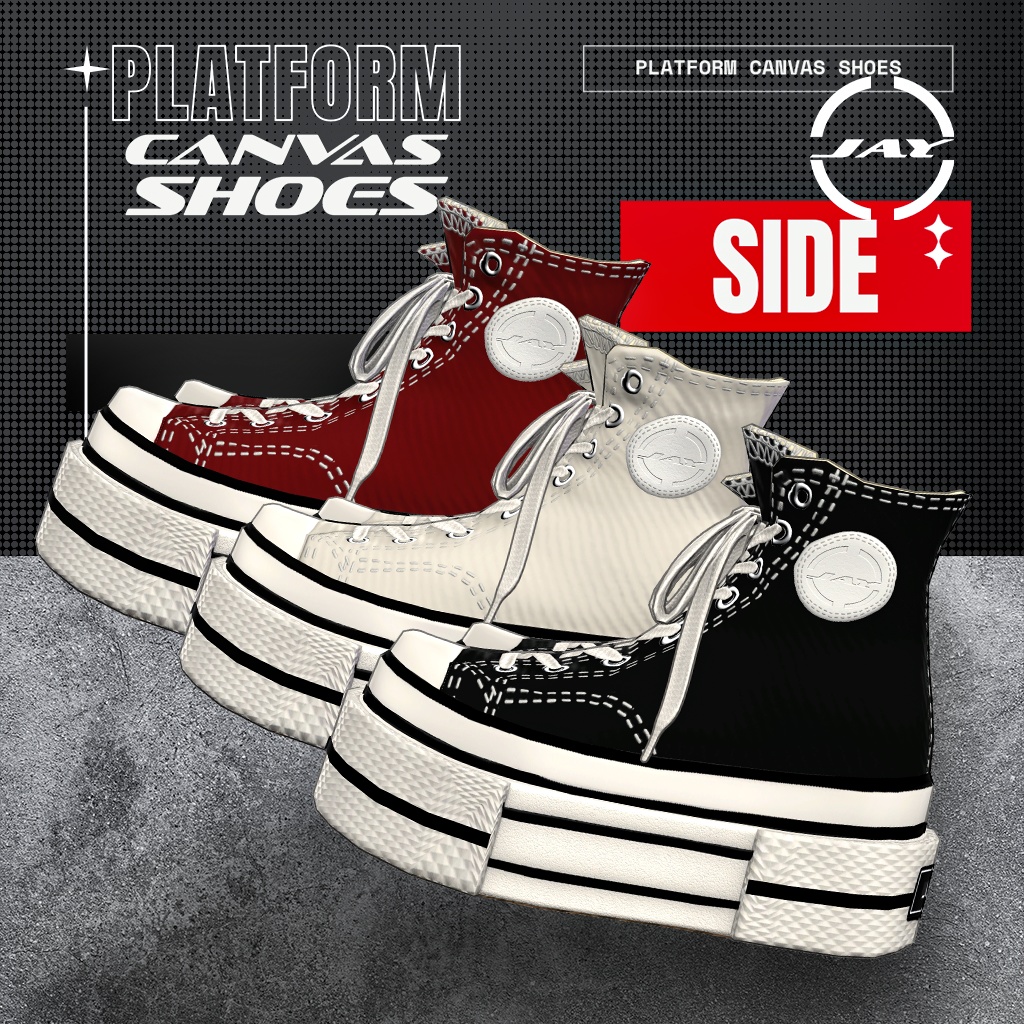 Platform Canvas Shoes 「MANUKA」「KARIN」「LiME」「MOE」「KIKYO」「MAYA」「SELESTIA」