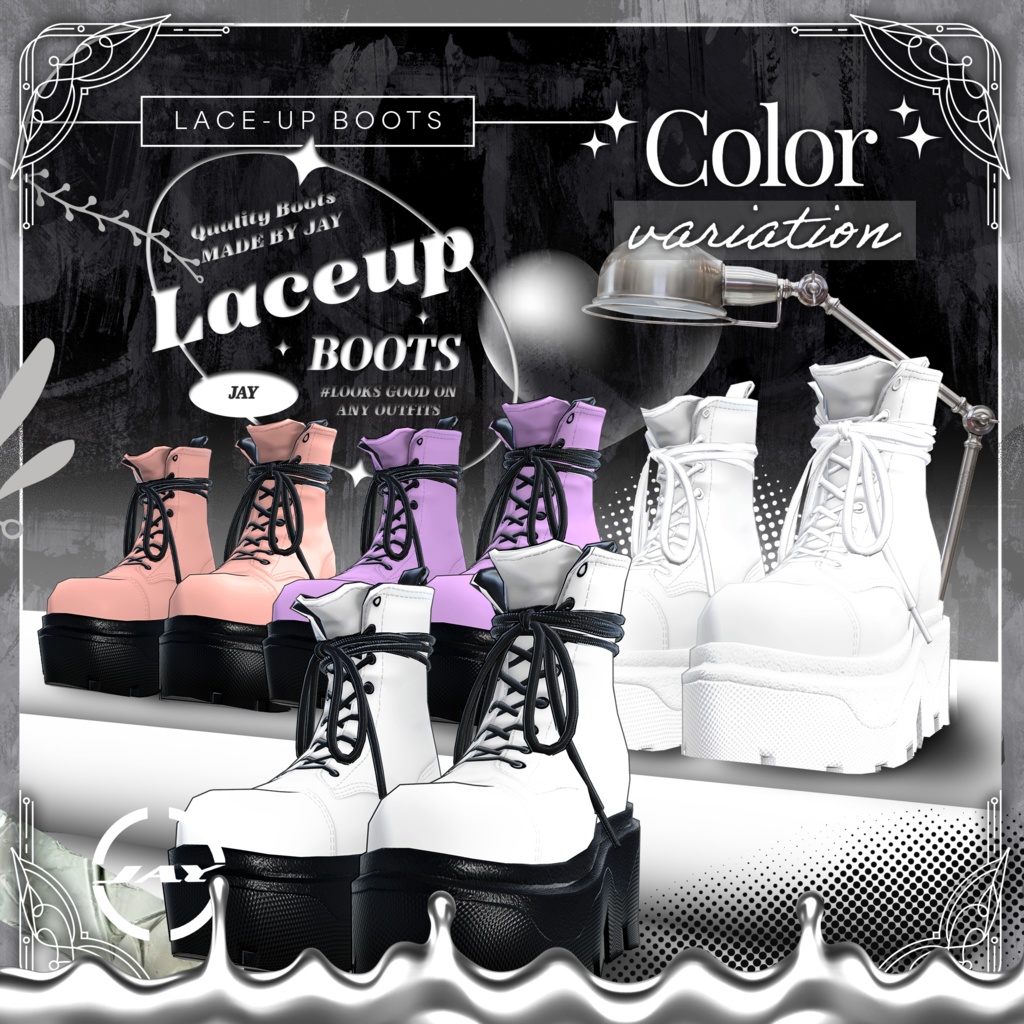 Lace-up Boots 「MANUKA」「KARIN」「LiME」「MOE」「KIKYO」「MAYA」「SELESTIA」