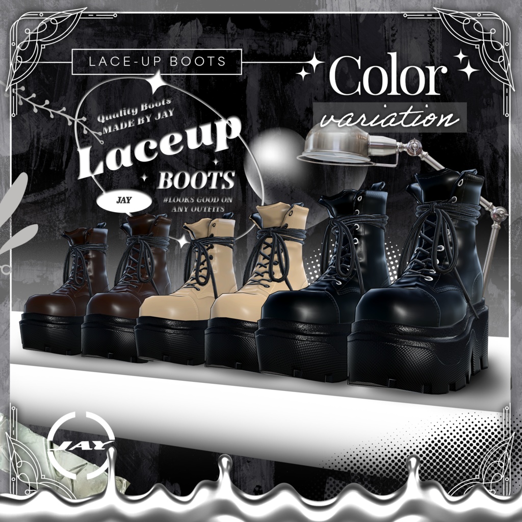 Lace-up Boots 「MANUKA」「KARIN」「LiME」「MOE」「KIKYO」「MAYA」「SELESTIA」