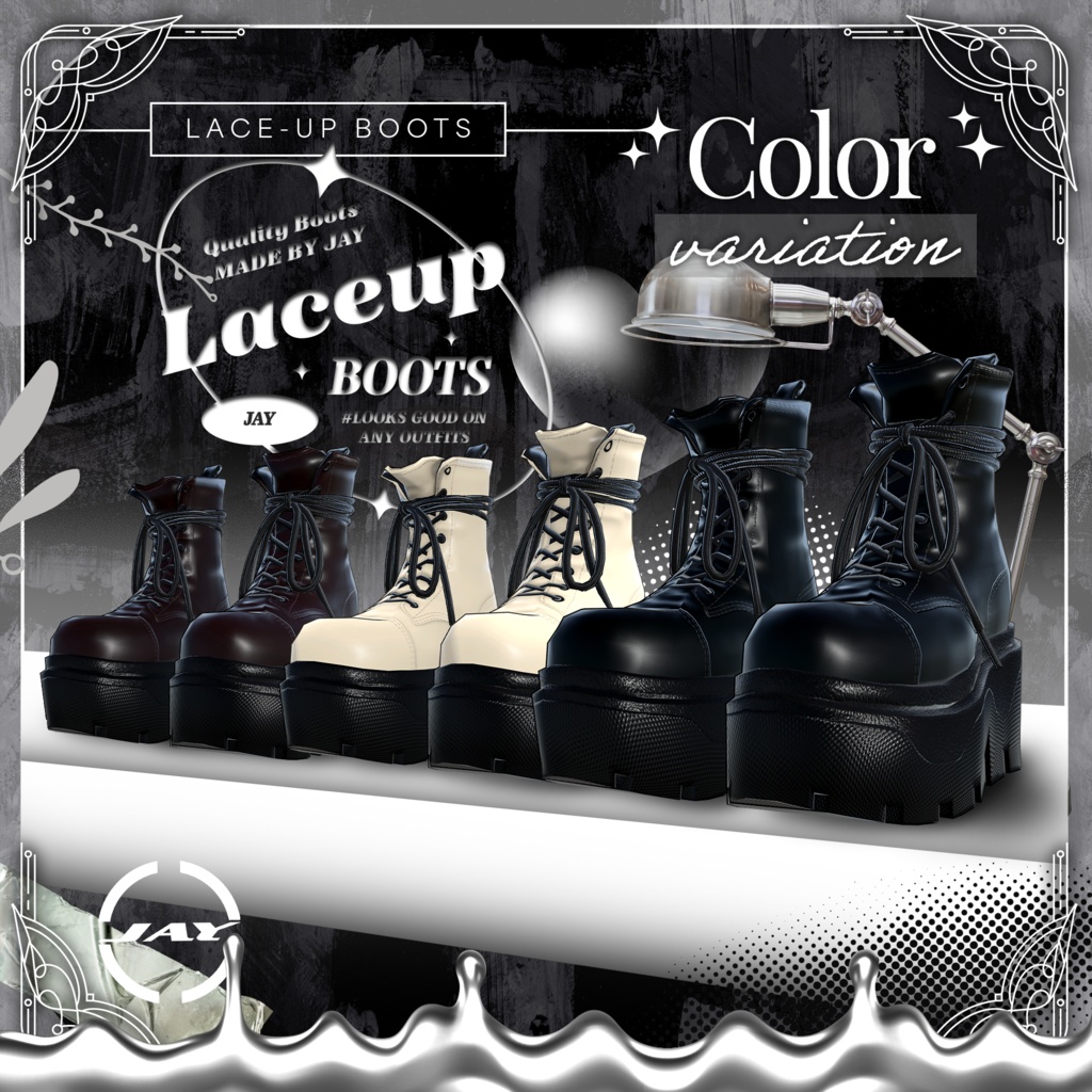 Lace-up Boots 「MANUKA」「KARIN」「LiME」「MOE」「KIKYO」「MAYA」「SELESTIA」