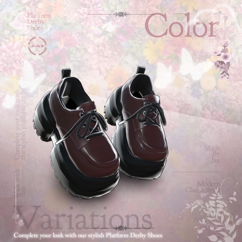 Platform Derby Shoes 「MANUKA」「KARIN」「LiME」「MOE」「KIKYO」「MAYA」「SELESTIA」