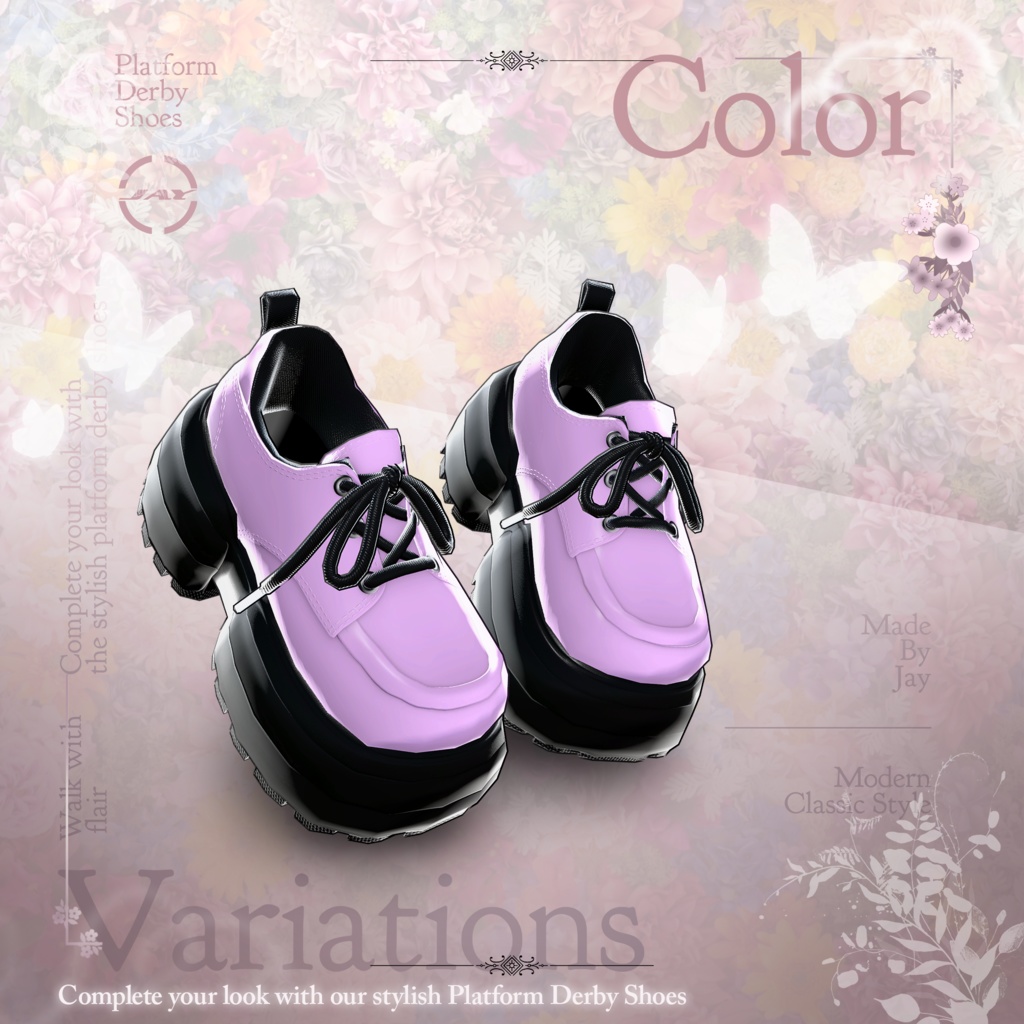 Platform Derby Shoes 「MANUKA」「KARIN」「LiME」「MOE」「KIKYO」「MAYA」「SELESTIA」