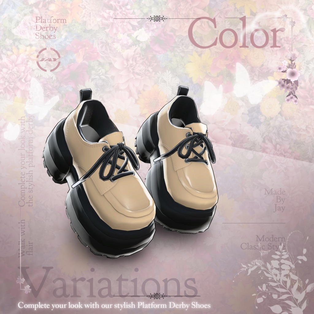 Platform Derby Shoes 「MANUKA」「KARIN」「LiME」「MOE」「KIKYO」「MAYA」「SELESTIA」