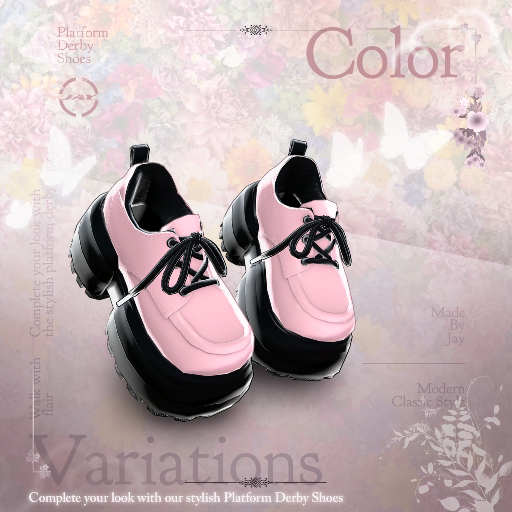 Platform Derby Shoes 「MANUKA」「KARIN」「LiME」「MOE」「KIKYO」「MAYA」「SELESTIA」