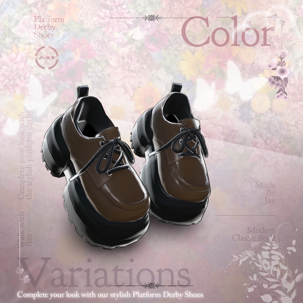 Platform Derby Shoes 「MANUKA」「KARIN」「LiME」「MOE」「KIKYO」「MAYA」「SELESTIA」