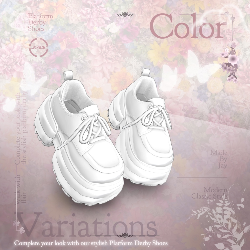 Platform Derby Shoes 「MANUKA」「KARIN」「LiME」「MOE」「KIKYO」「MAYA」「SELESTIA」