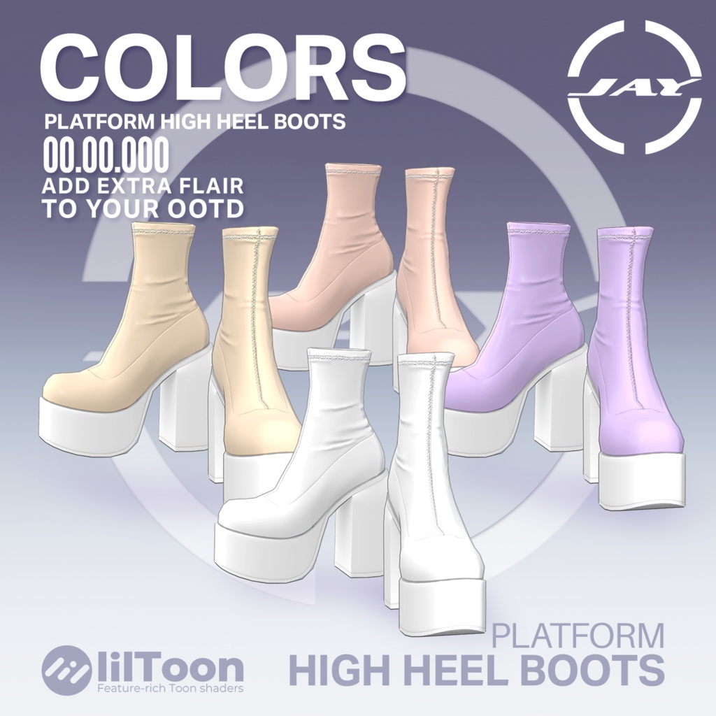 Platform High Heel Boots 「MANUKA」「KARIN」「LiME」「MOE」「KIKYO」「MAYA」「SELESTIA」