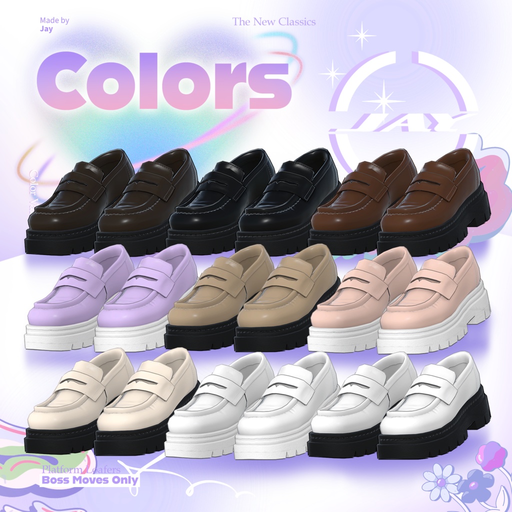 Platform loafers 「MANUKA」「KARIN」「LiME」「MOE」「KIKYO」「MAYA」「SELESTIA」
